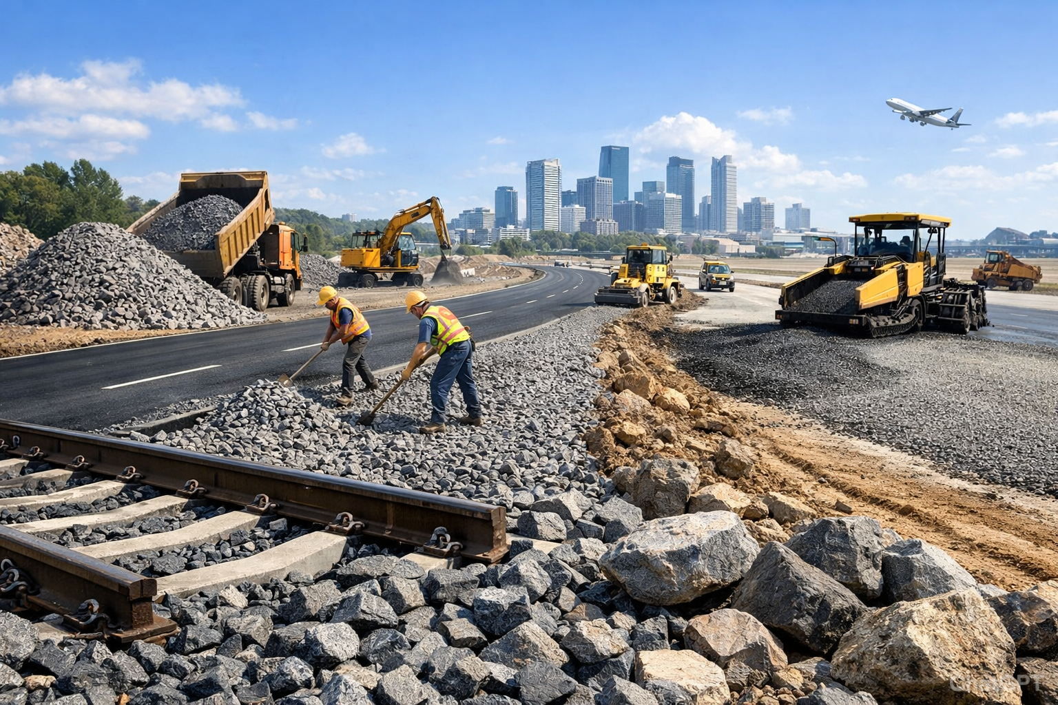 How Are Rocks Used in Transportation?